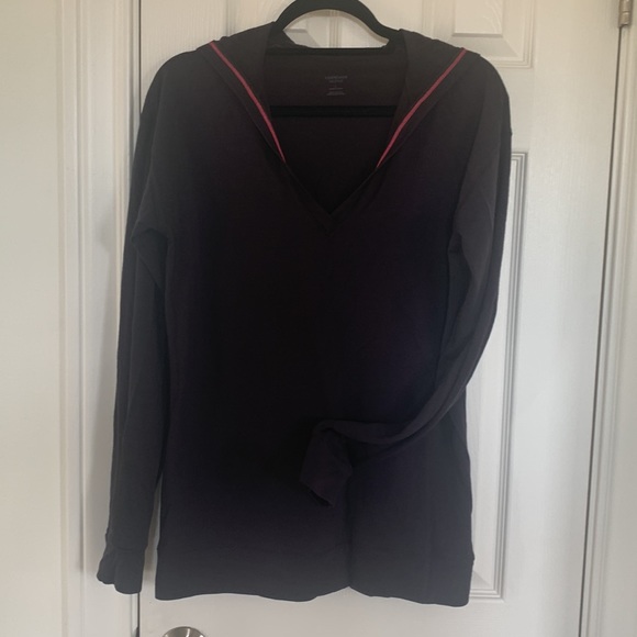 ICEBREAKER Merino Wool, Top with a hoodie, Size L - Picture 2 of 5